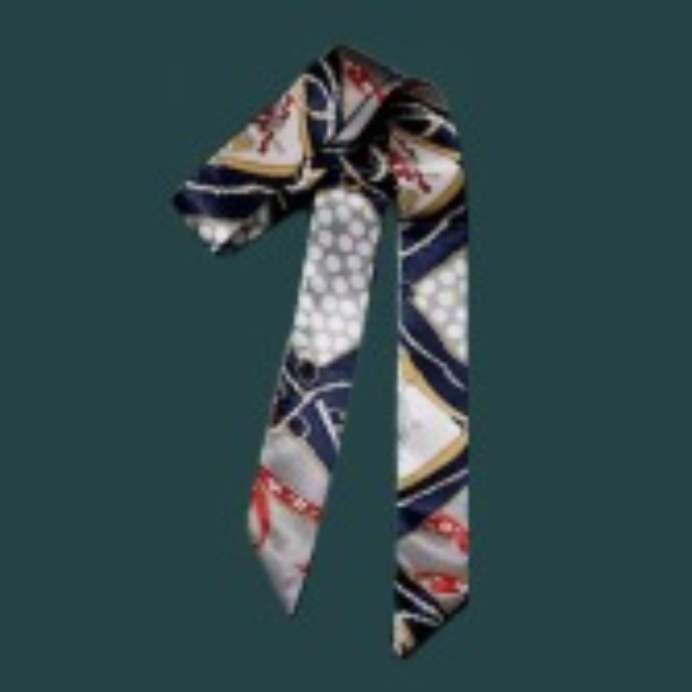 Skinny scarf/wrist wrap/hair tie - Picture 2 of 12